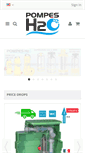 Mobile Screenshot of pompes-h2o.com
