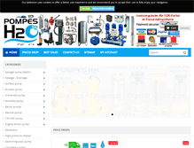 Tablet Screenshot of pompes-h2o.com